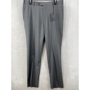 Alton Lane‎ Pants Mens Sz 34 Blue Straight Leg Tailored Fit Pockets Dress